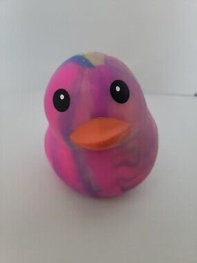 Sunny Days Jumbo Squeezy Duck – Tie-Dye Squishy Stress Relief Toy – New
